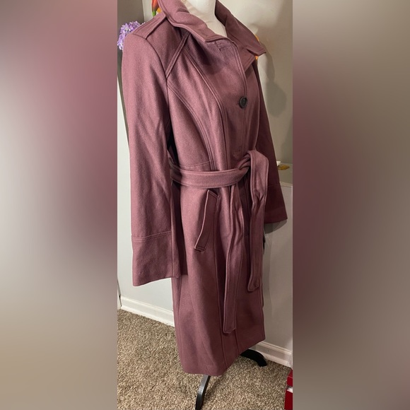 Kenneth Cole New York Military Wool Blend Coat - Picture 2 of 6